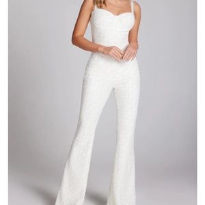 Nadine Merbai - HAILEY WHITE JUMPSUIT